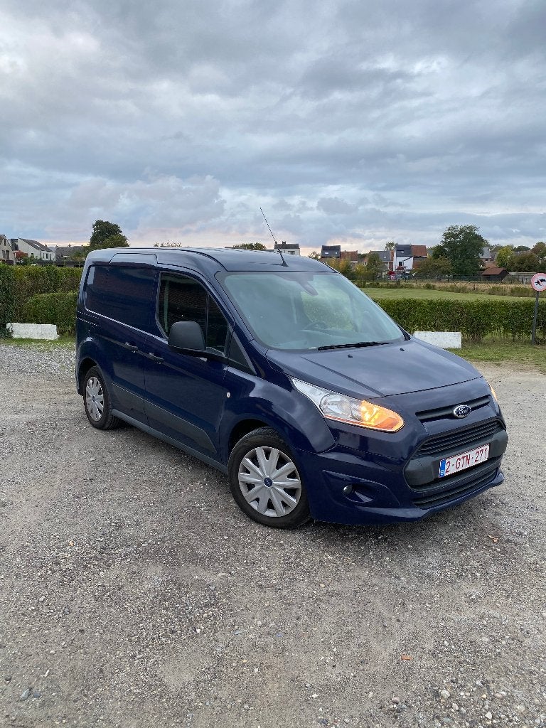 Ford Transit Connect 1.6 2014 68.000KM, Auto's, Euro 5, Stof, Blauw, Grijs