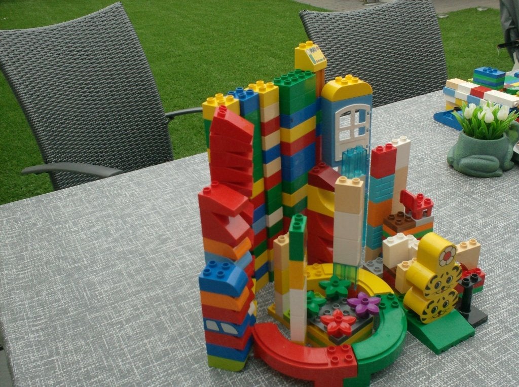 170 lego duplo blokken, Kinderen en Baby's, Speelgoed | Duplo en Lego, Ophalen of Verzenden, Zo goed als nieuw, Losse stenen, Duplo