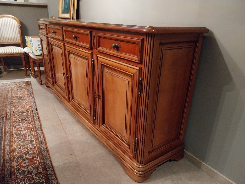 kast - Dressoir, Ophalen, Klassiek,  hoort bij eettafel en 6 stoelen, zie ander zoeker., Gebruikt, 100 tot 150 cm
