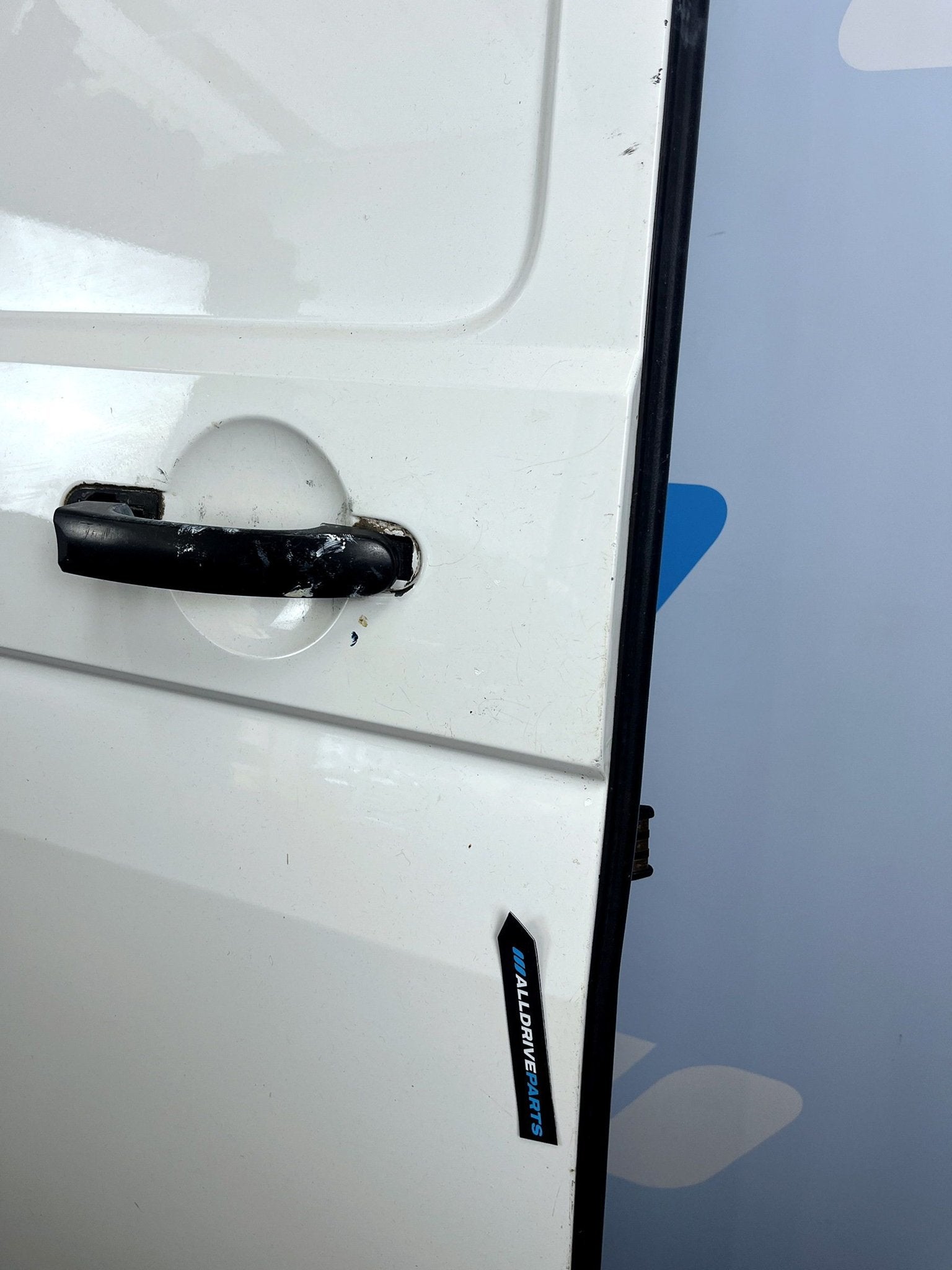 Schuifdeur rechts VW Transporter T6 dicht LB9A 7LA843108E, Gebruikt, -, Deur, -