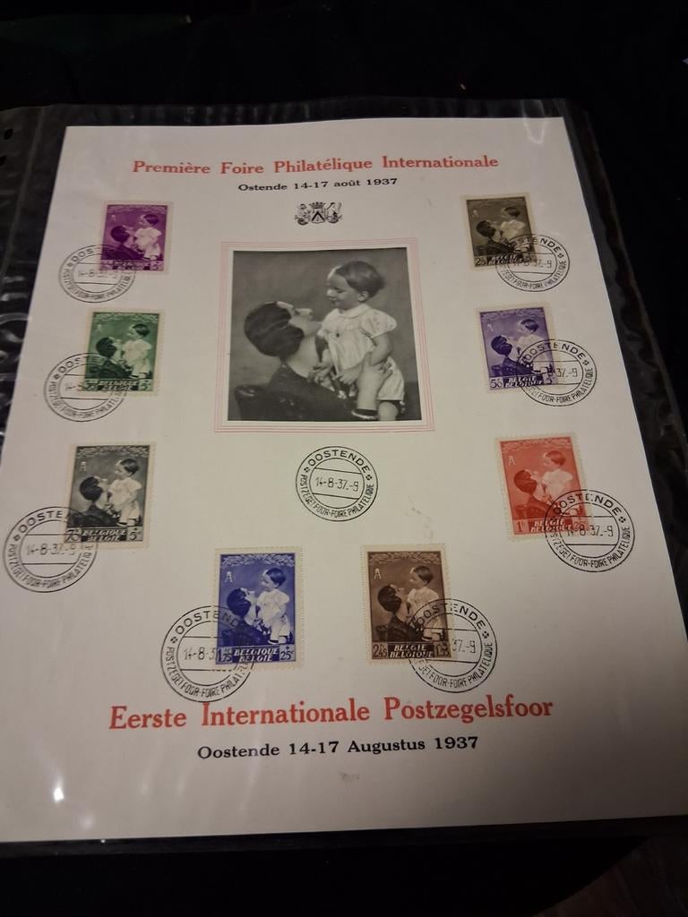 Set van verschillende zeldzame vellen, van FDC, 1e dag +stem, Ophalen of Verzenden, Onbeschreven