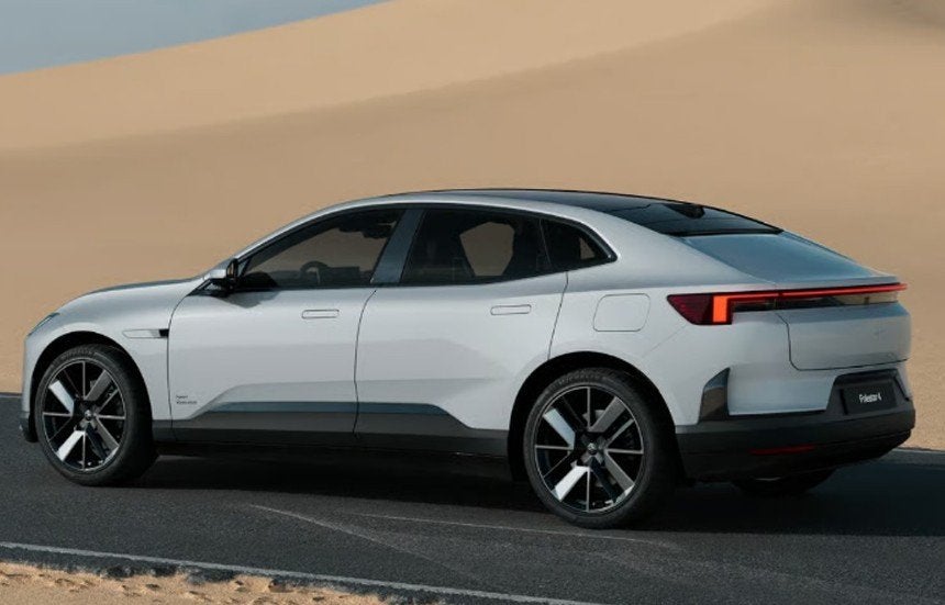 Polestar 4 Long range 100 Kw. Dual motor -33% Pilot & plus, Auto's, Polestar 4, Zwart, Parkeerassistent, Overige bekleding