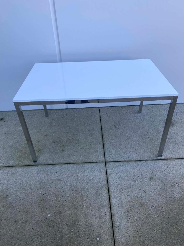 Glazen tafel/bureau, Maison & Meubles, Enlèvement