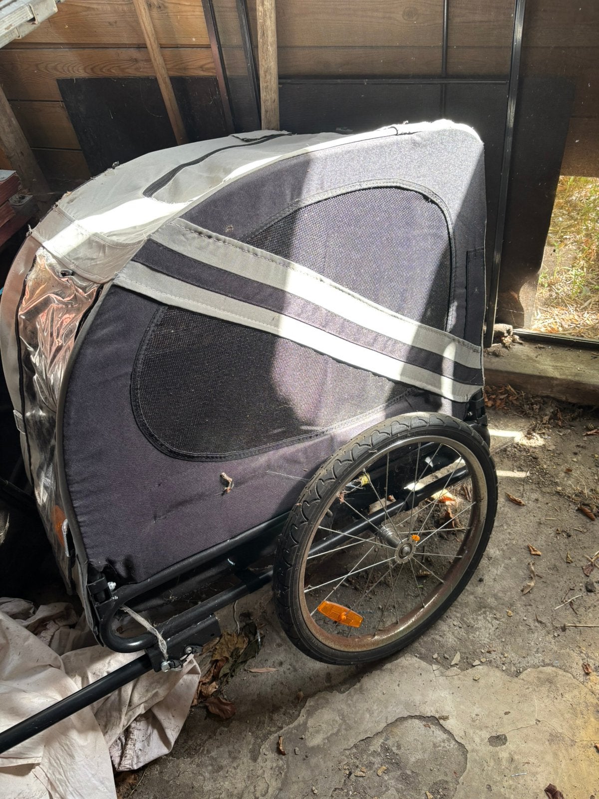 Honde kar, Remorque pour chien, 20 à 40 kg, Enlèvement, Utilisé