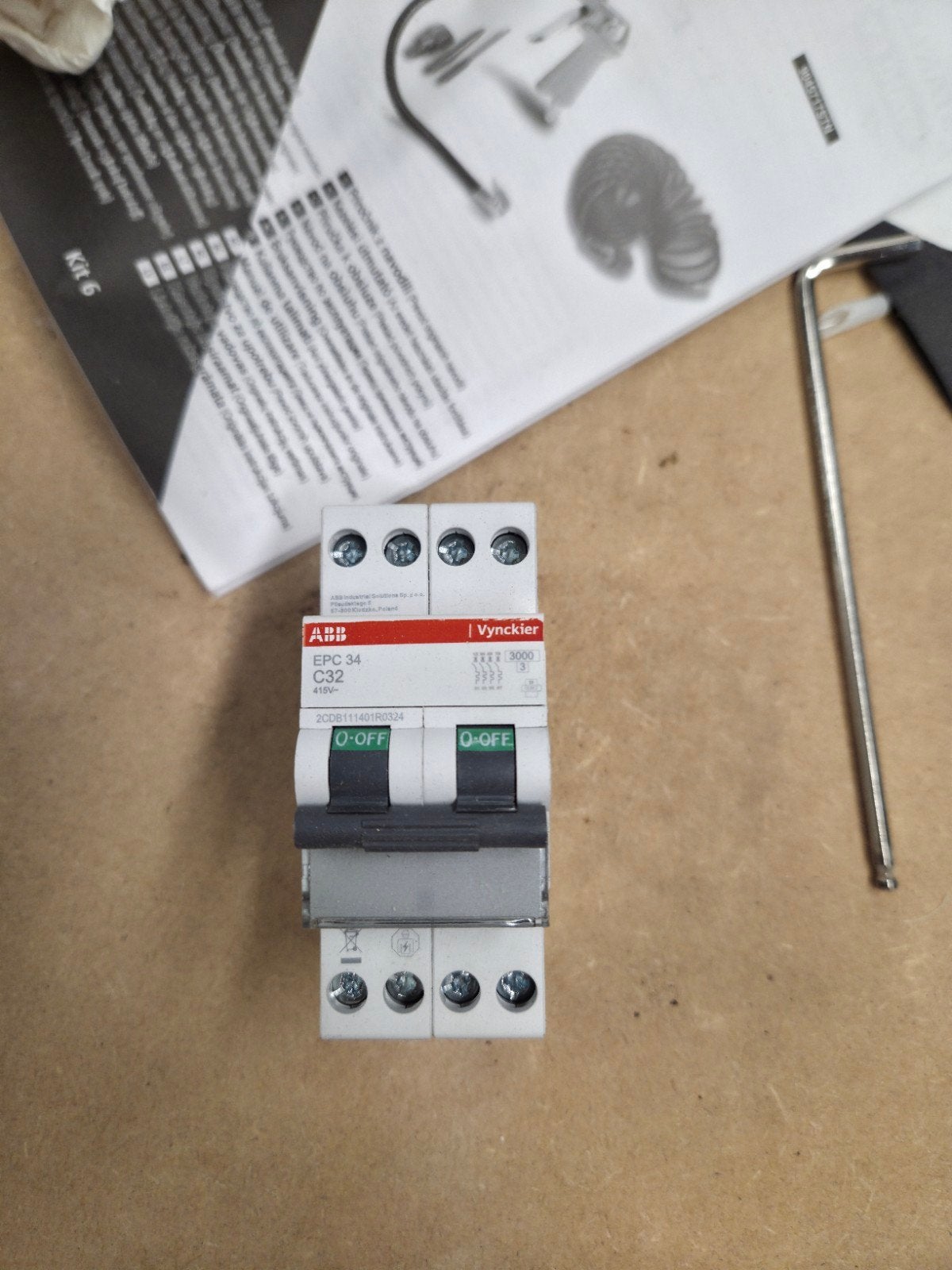 Abb epc34 c32, Ophalen
