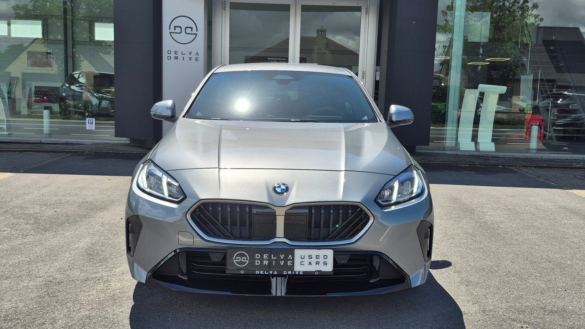 BMW 1 Serie 120 120i M Sport Automaat  Leder  5976 km, Cuir, Argent ou Gris, Achat, Entreprise