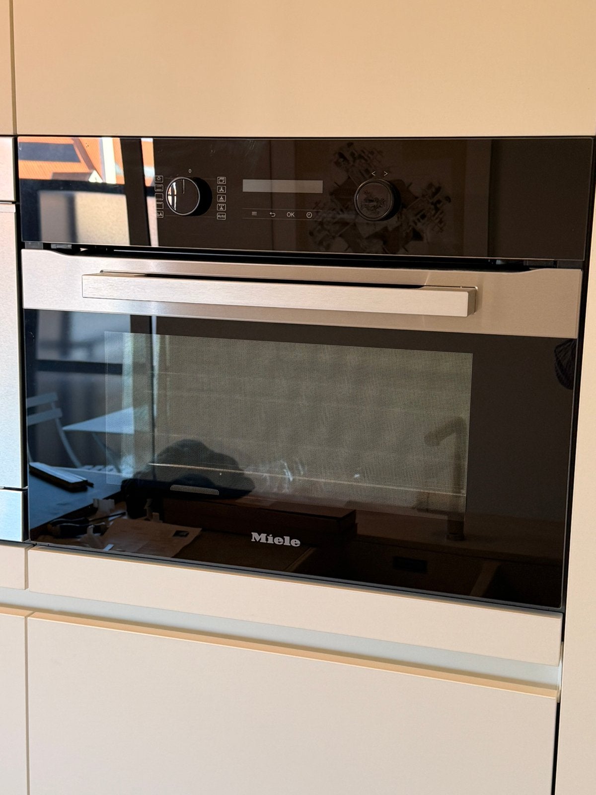 Miele Combi oven, Electroménager, Encastré, Comme neuf, Enlèvement, Air chaud