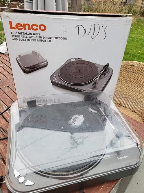 Lenco L-83, een platenspeler met usb, Audio, Tv en Foto, Ophalen, Platenspeler, USB-aansluiting