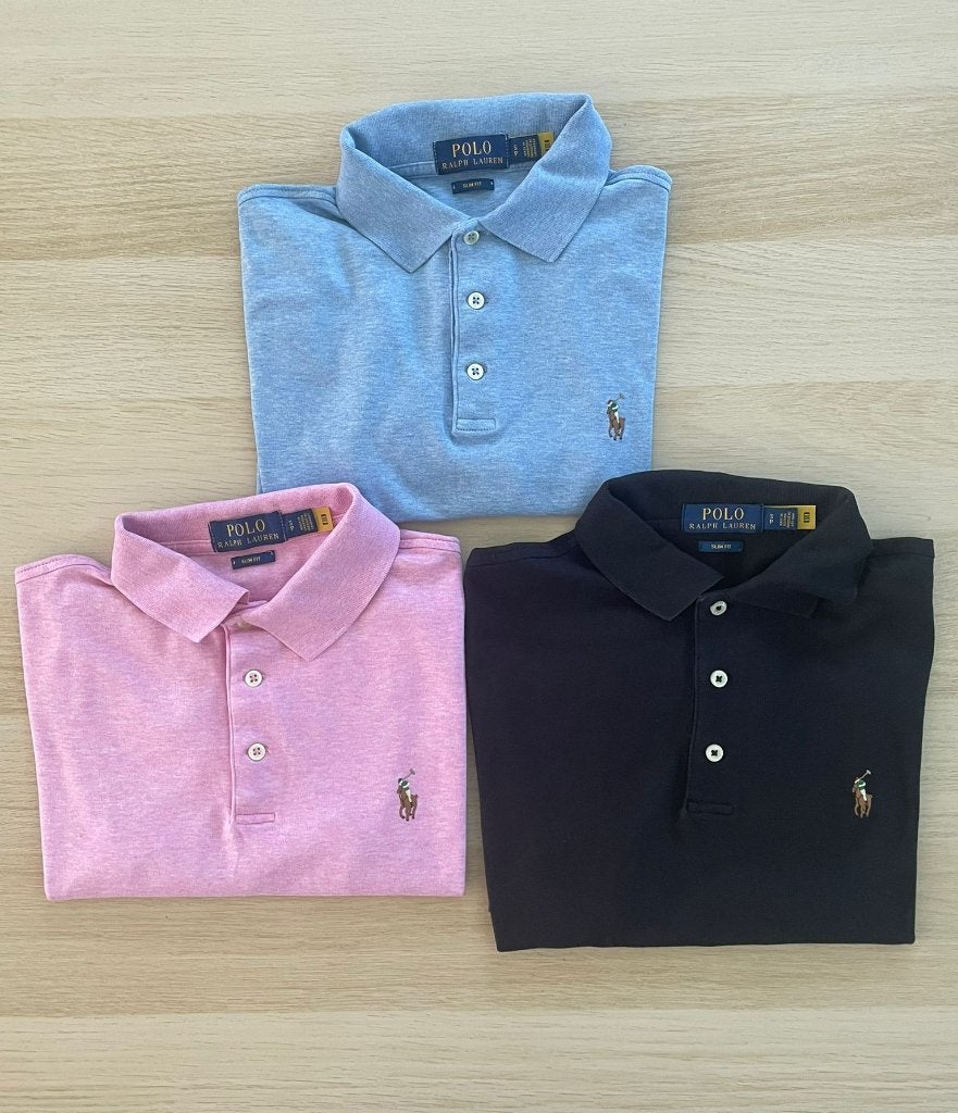 3 x Ralph Lauren Polo bundel, Meerkleurig, Ralph Lauren, Ophalen of Verzenden, Zo goed als nieuw