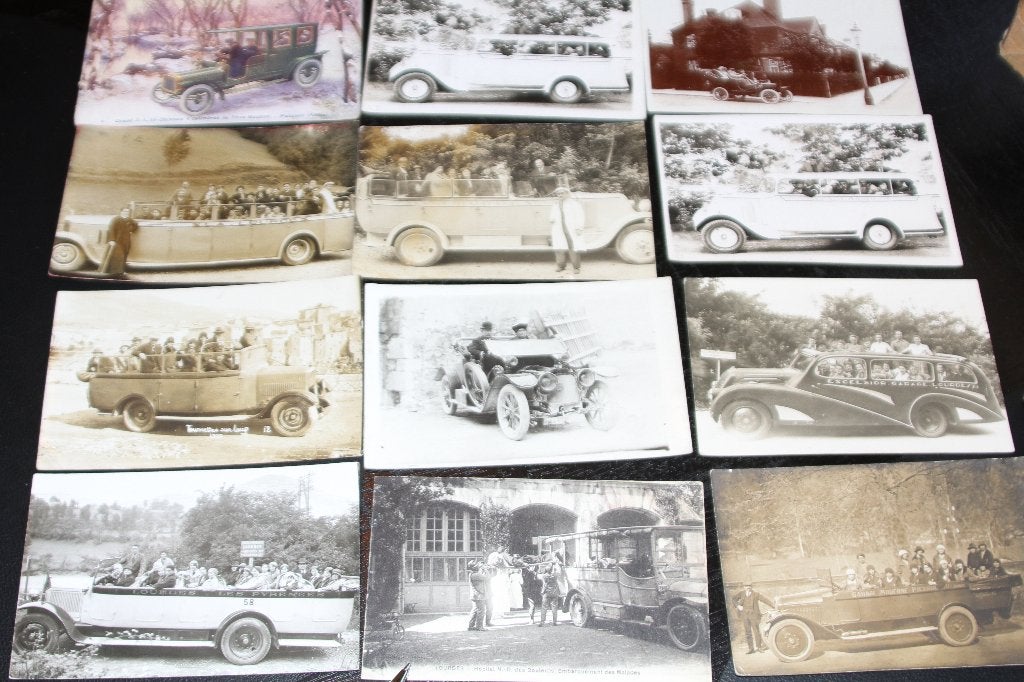 Oude postkaarten auto's, Verzamelen, Ophalen of Verzenden, Voor 1920