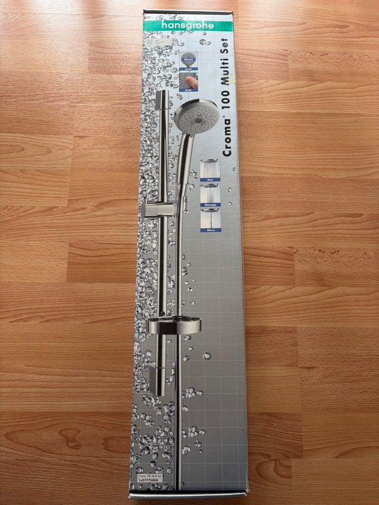 Hansgrohe ensemble barre de douche avec douchette, Enlèvement, Neuf, Chrome, Douche