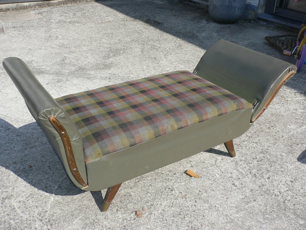 Ancienne banquette à rallonges daybed côtés à multipositions, Enlèvement