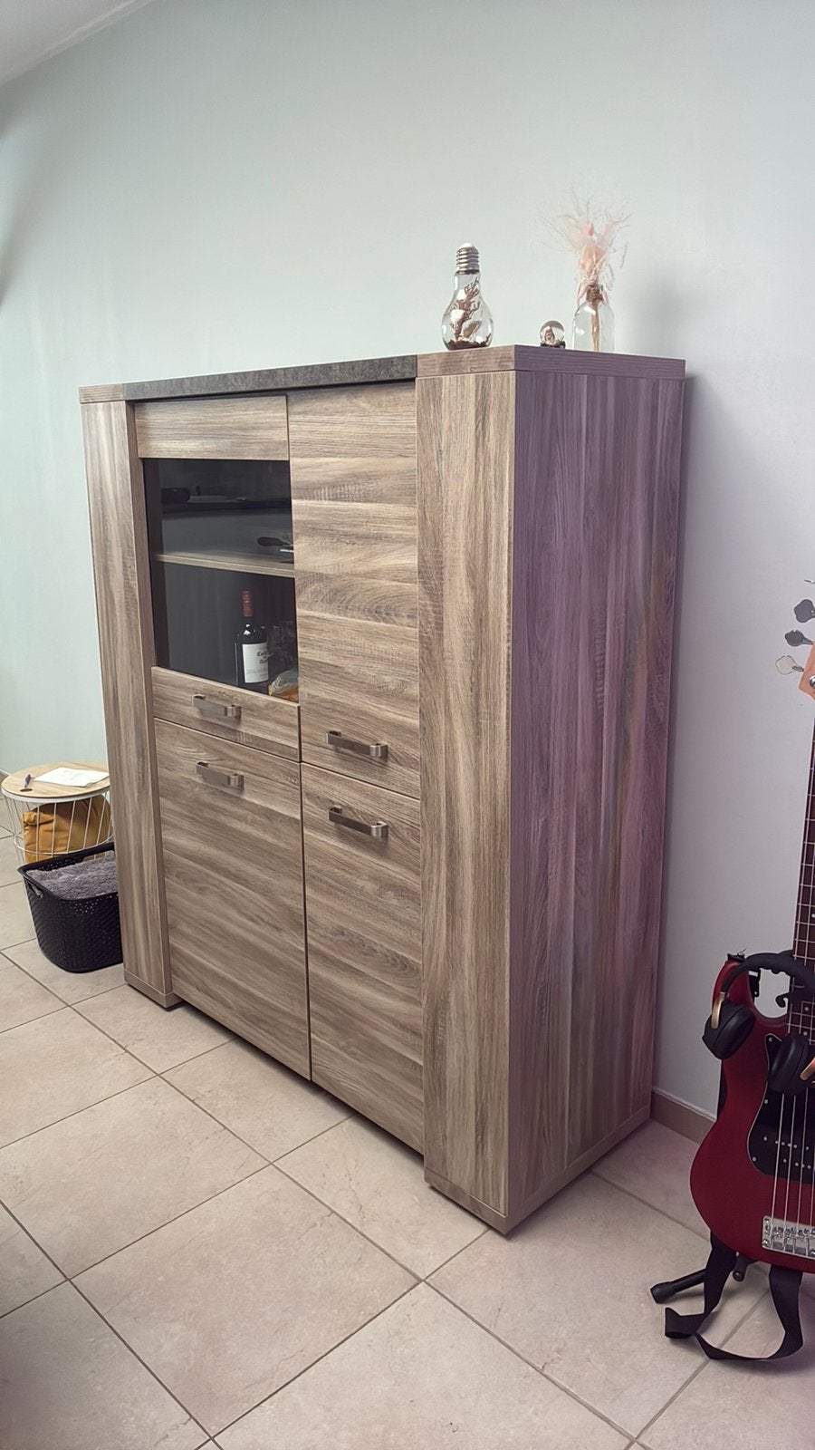 Vitrine kast, Huis en Inrichting, Kasten | Vitrinekasten, Ophalen, Gebruikt