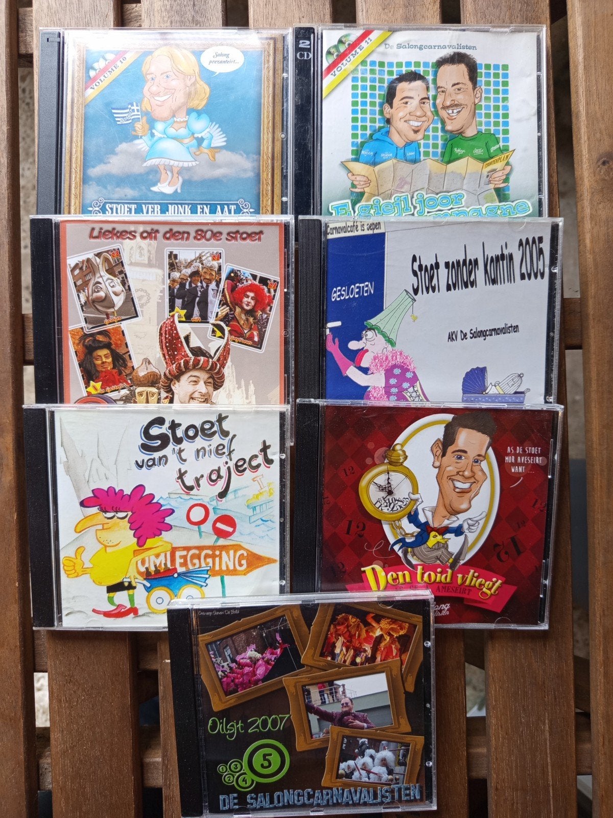 Aalst carnaval cd's salongcarnavalisten, Ophalen