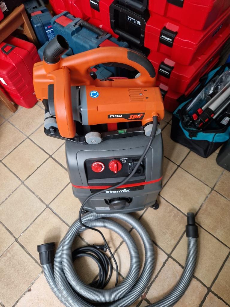 rainureuse D90 (2500W) + 2 disques + Aspirateur Starmix 1625, Electroménager, Réservoir, Autres marques, Comme neuf, Autres types