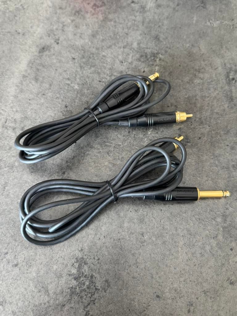 Killerink Premium RCA Kabel 1.8m recht 2x, Ophalen of Verzenden, Zo goed als nieuw