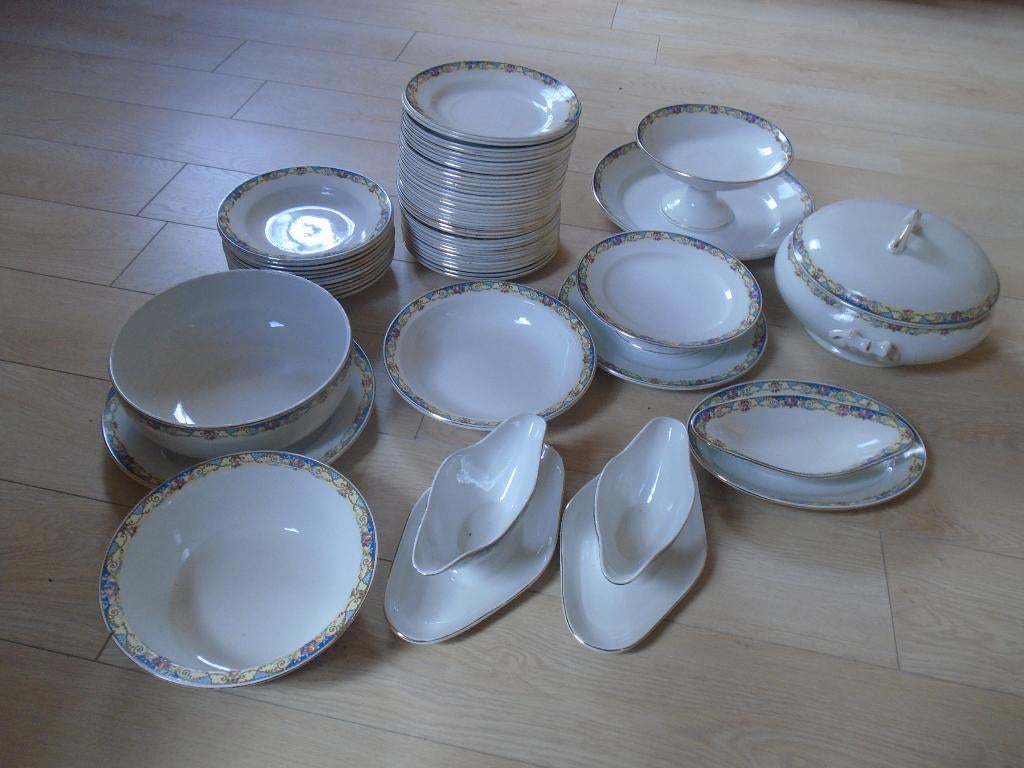 st amandinoise fijn aardewerk servies, Enlèvement