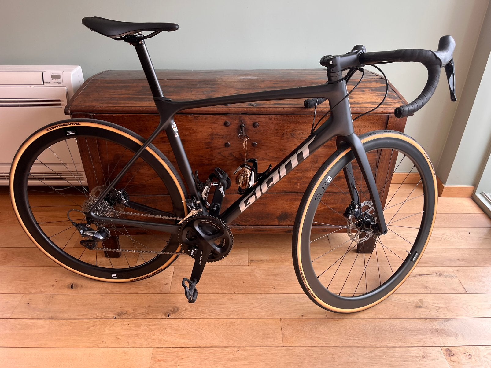 Giant TCR advanced Pro Disc M/L met vermogensmeter, Fietsen en Brommers, Fietsen | Racefietsen, Zo goed als nieuw, Heren, Giant