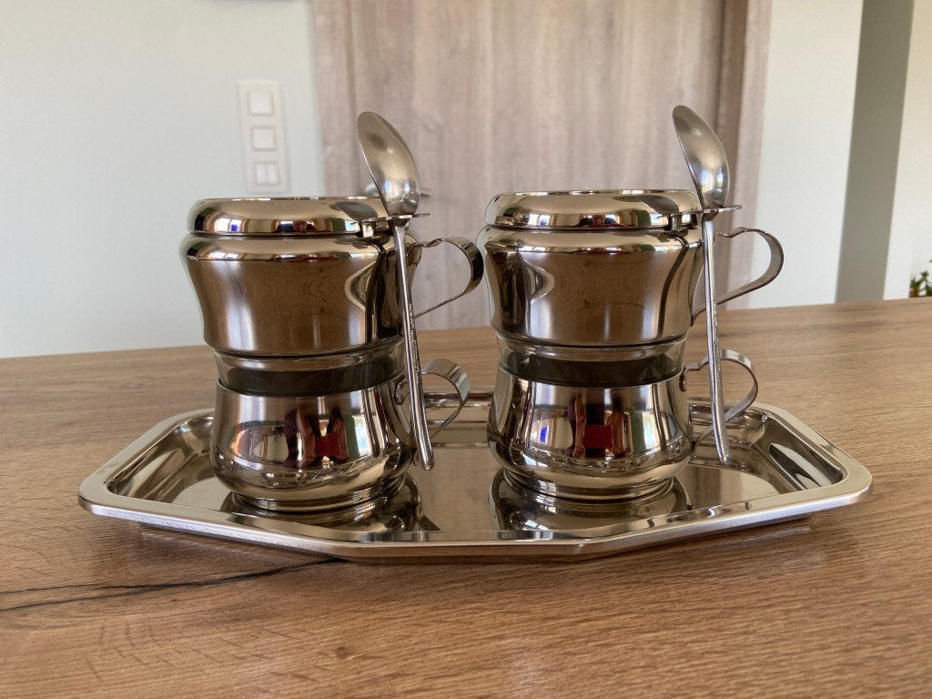2 sacs filtrants à café vintage, Enlèvement ou Envoi, Comme neuf, Autres matériaux, Autres styles