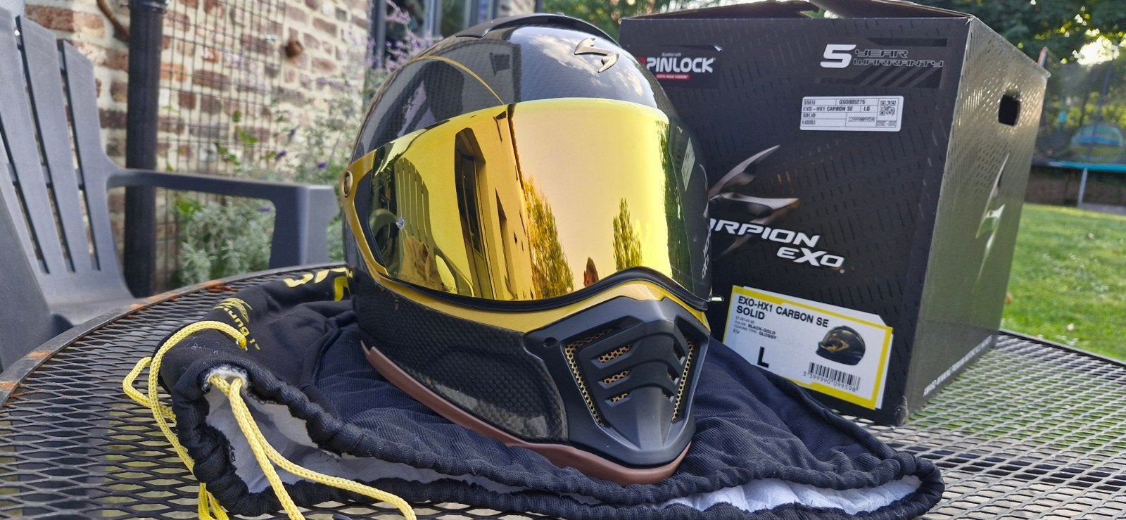 SCORPION EXO HX1 Carbon SE helm, M, Dames, Integraalhelm, Tweedehands