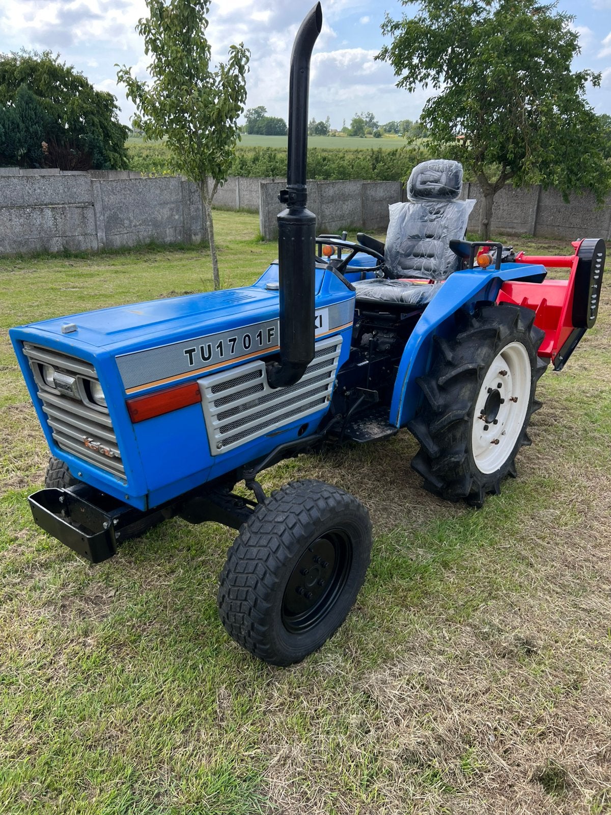 Minitracteur Iseki TU1701F, Enlèvement