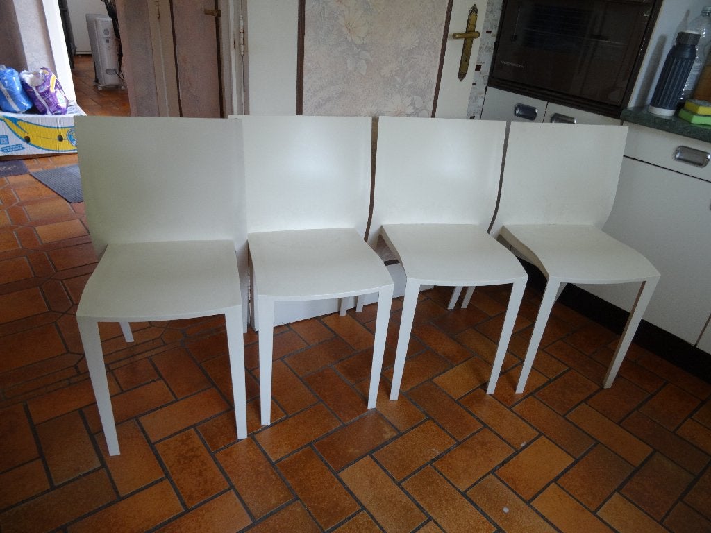 4 chaises starck in xo made in france, Enlèvement