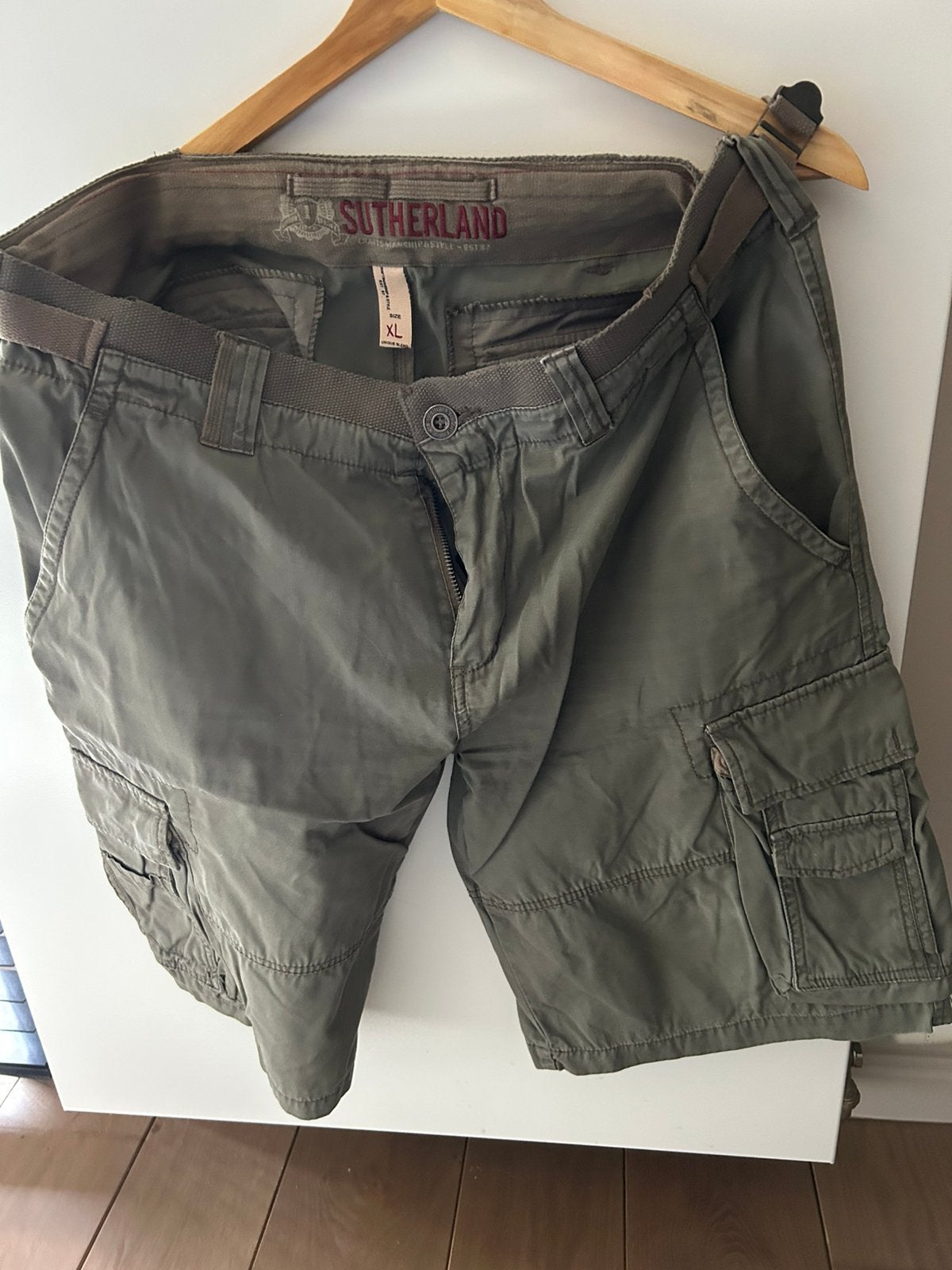Heren korte broek maat xl kaki kleur, Ophalen, Zo goed als nieuw, Maat 56/58 (XL), Bruin