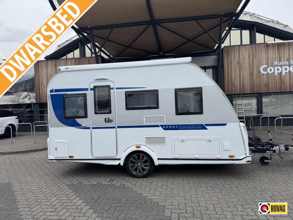 Knaus Sport Silver Selection 400 QD, 4 à 5 mètres, Poêle, Knaus, Lit fixe