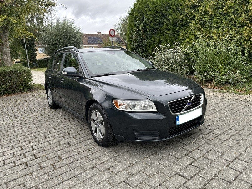 Volvo V50 break 1.6 diesel Euro5 blanco gekeurd en carpass, Auto's, Euro 5, 1600 cc, Bedrijf, Grijs