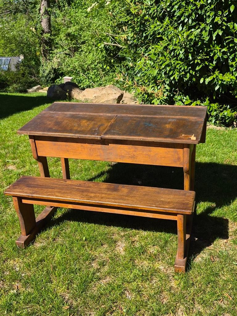 Bureau en bois massif, Maison & Meubles, Utilisé, Bois