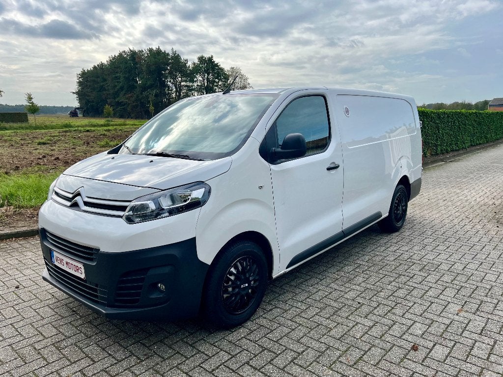 Citroen Jumpy 2.0HDI L3 2021 150Pk Airco/Carplay/Cruise, Auto's, Voorwielaandrijving, Euro 6, Wit, Bedrijf
