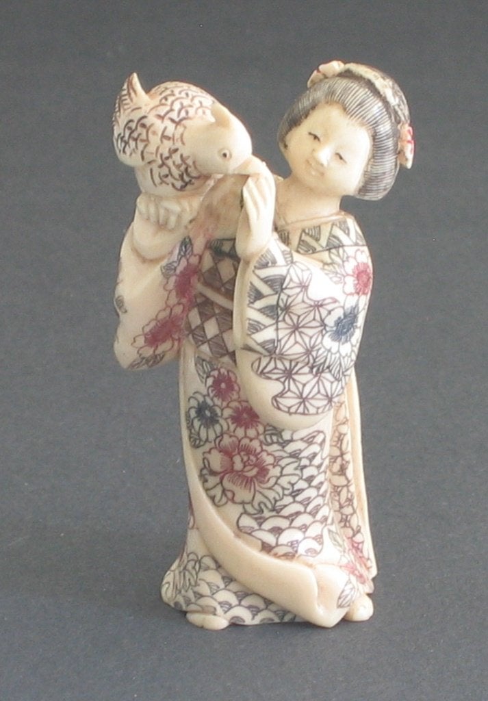 Japanse Netsuke 23 antiek in perfecte staat en ondertekend., Antiek en Kunst, Kunst | Niet-Westerse kunst, Ophalen, 6 cm, Overige materialen