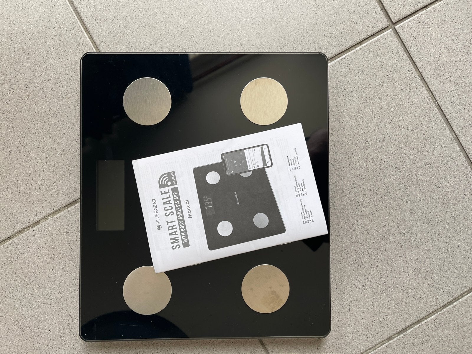 Pèse personne smart scale, Ophalen