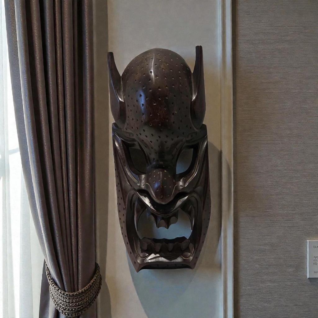 Mystieke Houten Masker – De Bakunawa, de Maanslikker

Te koo, Ophalen of Verzenden, Hout, Masker