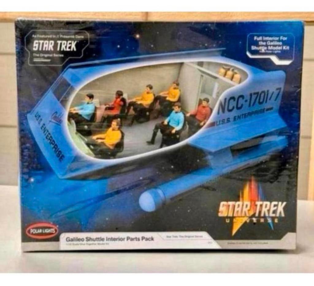 Polar Lights 1:32 Galileo Shuttle Interior Parts Star Trek, Ophalen of Verzenden, Nieuw, Beeldje, Replica of Model