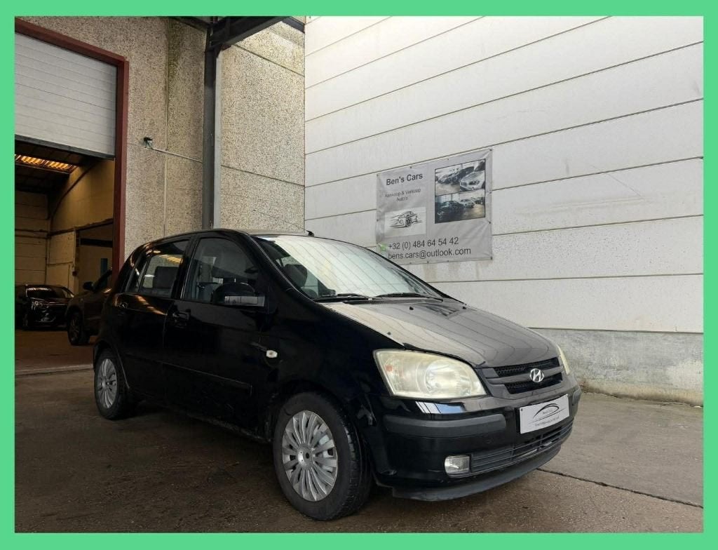 Hyundai Getz 1.1i Benzine, Auto's, Stof, Zwart, 46 kW, Zwart