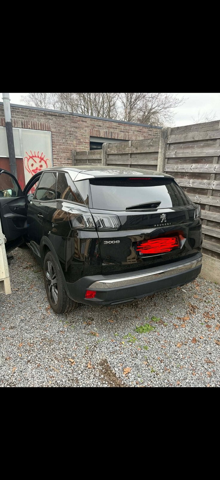 Peugeut 3008, Auto's, Peugeot, Automaat, Achterwielaandrijving, Leder en Stof, Zwart