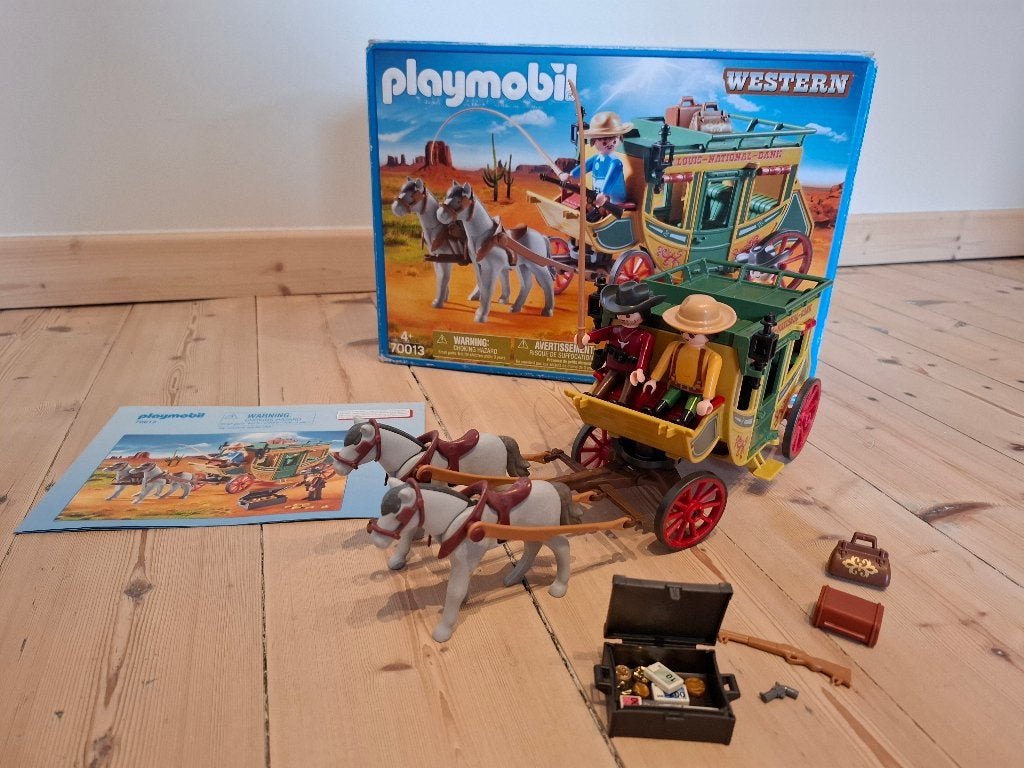 Playmobil paardenkoets, Ophalen, Gebruikt