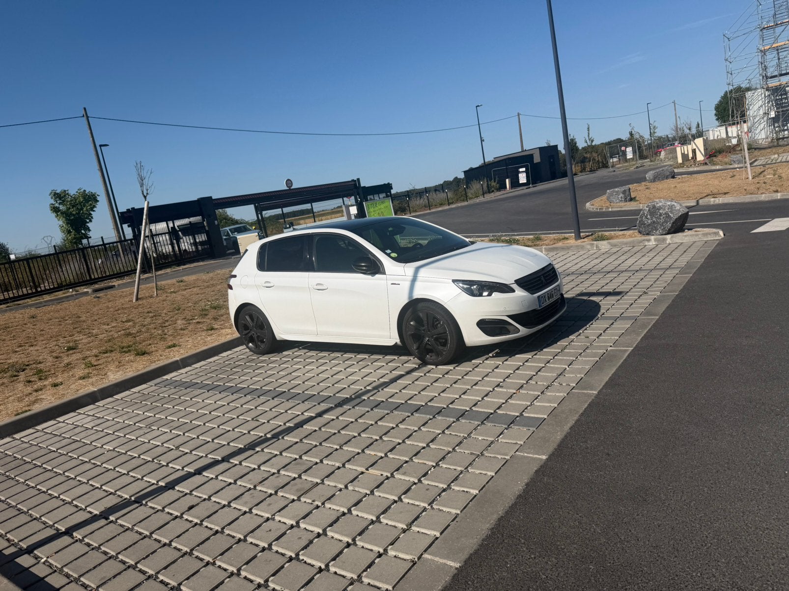 Peugeot 308. GT Line. 2015, Auto's, Adaptive Cruise Control, Zwart, Leder en Stof, Wit