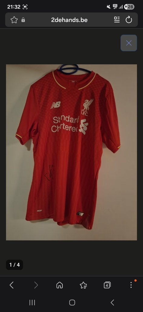 Voetbalshirt, Sport en Fitness, Maat M, Ophalen, Gebruikt, Shirt