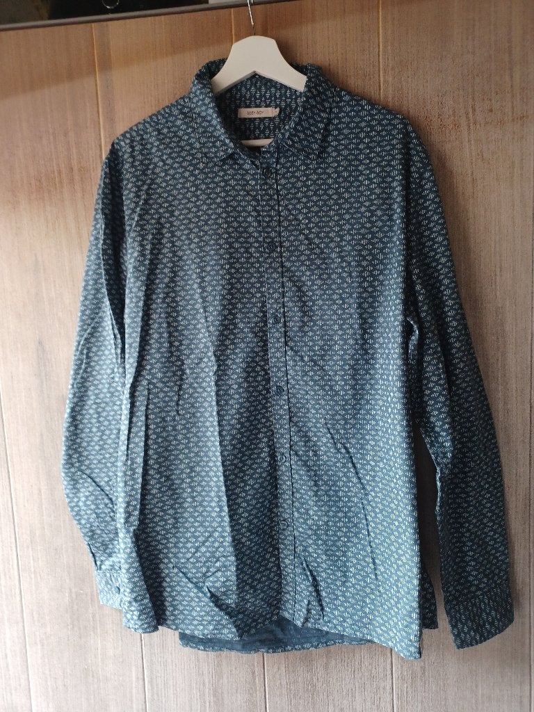 SISSY-BOY BLAUWACHTIG HEREN HEMD MAAT XL, Tour de cou 43/44 (XL), Enlèvement ou Envoi, Comme neuf, SISSY-BOY