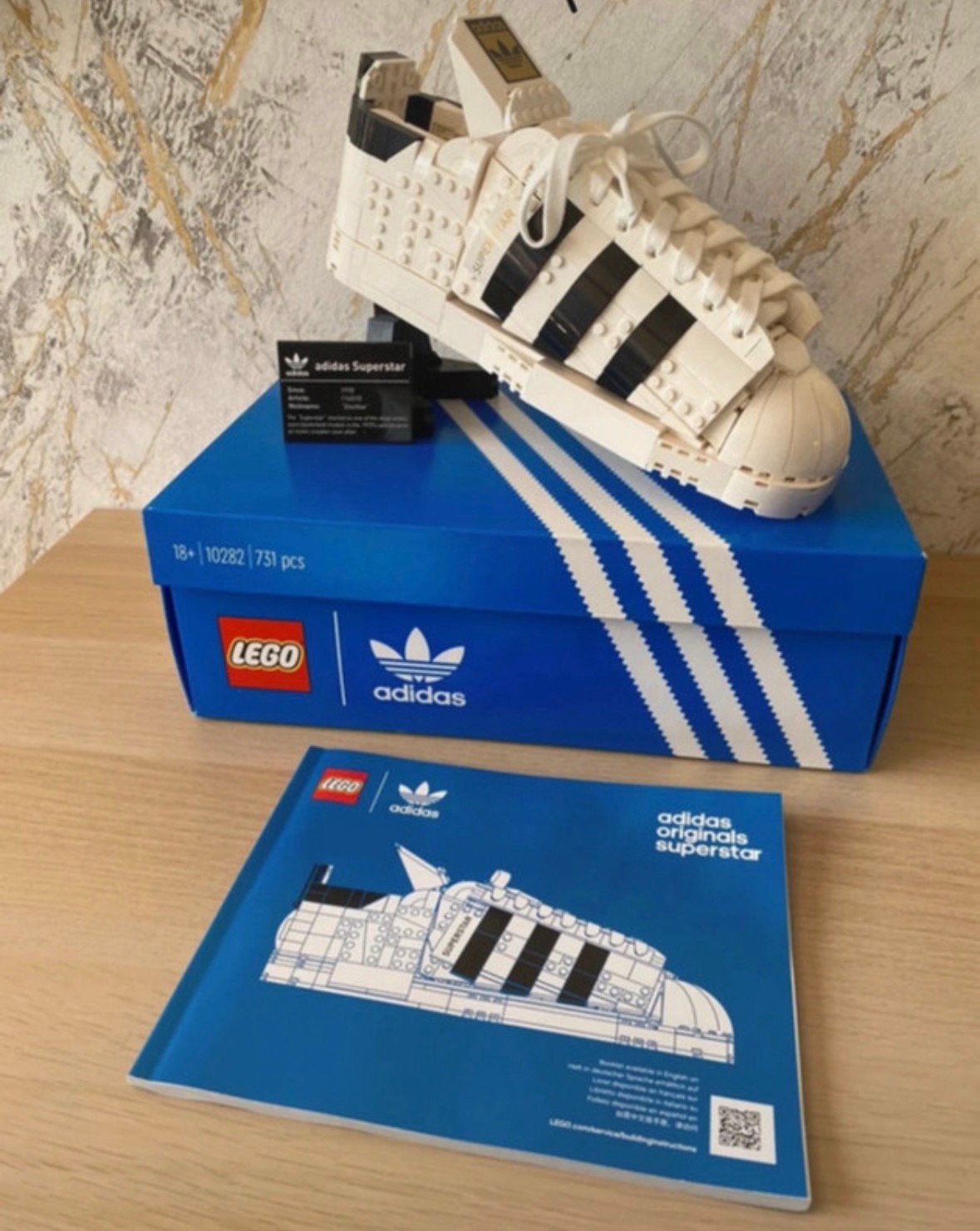 Lego 10282 adidas superstar, Enlèvement ou Envoi, Comme neuf, Ensemble complet, Lego