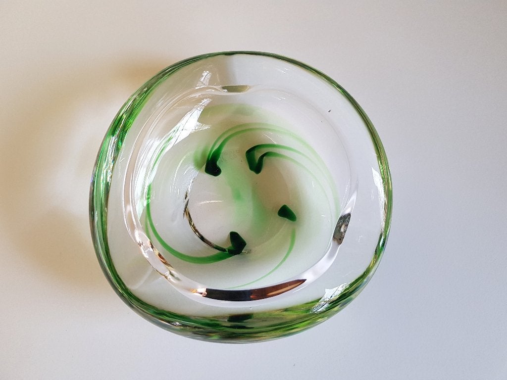 Glaswerk schaal Maastricht Holland - Mark Verboeket, Antiek en Kunst, Antiek | Glaswerk en Kristal, Ophalen of Verzenden