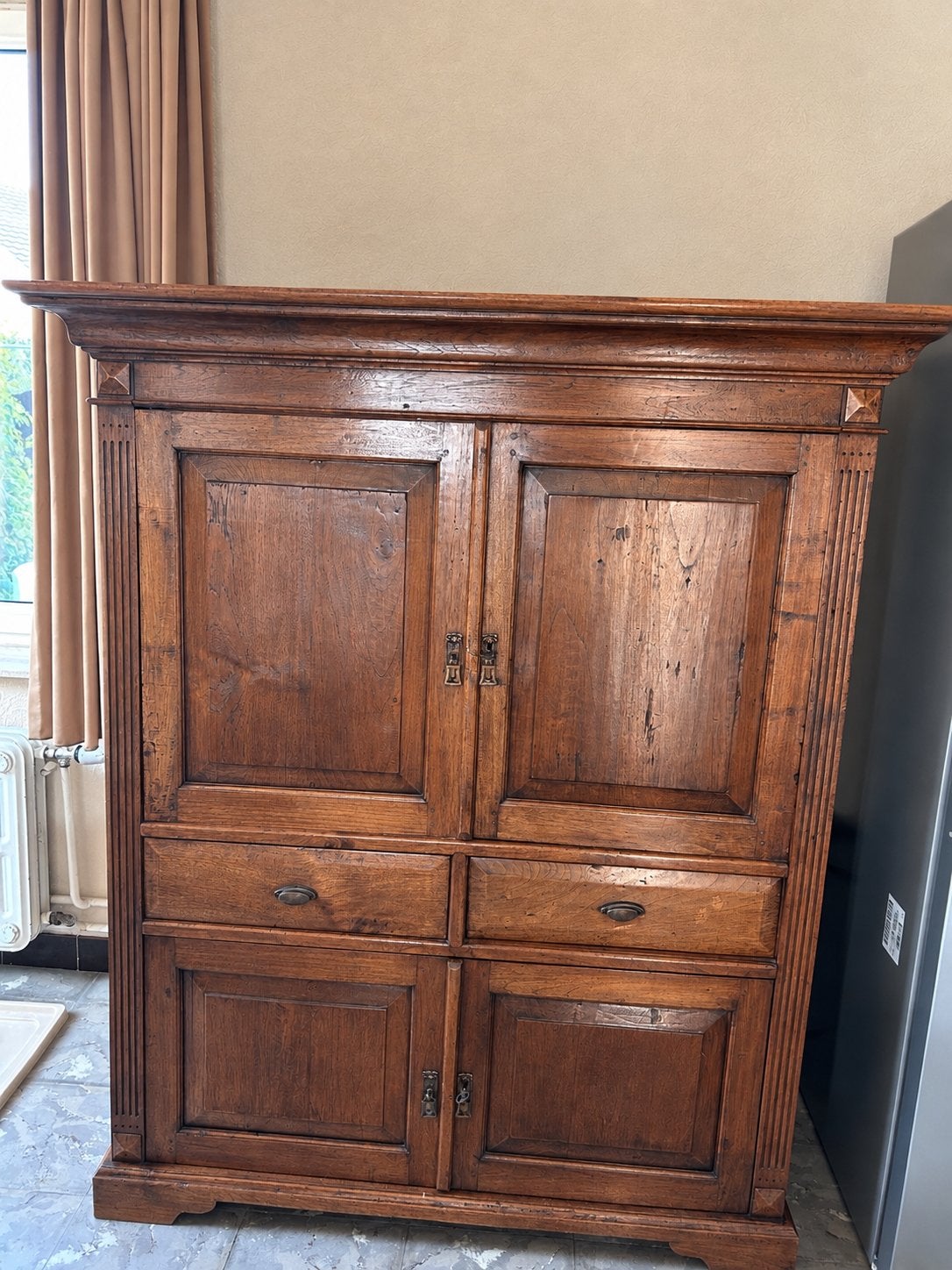 Massief houten eetkamerset, Antiek en Kunst, Ophalen