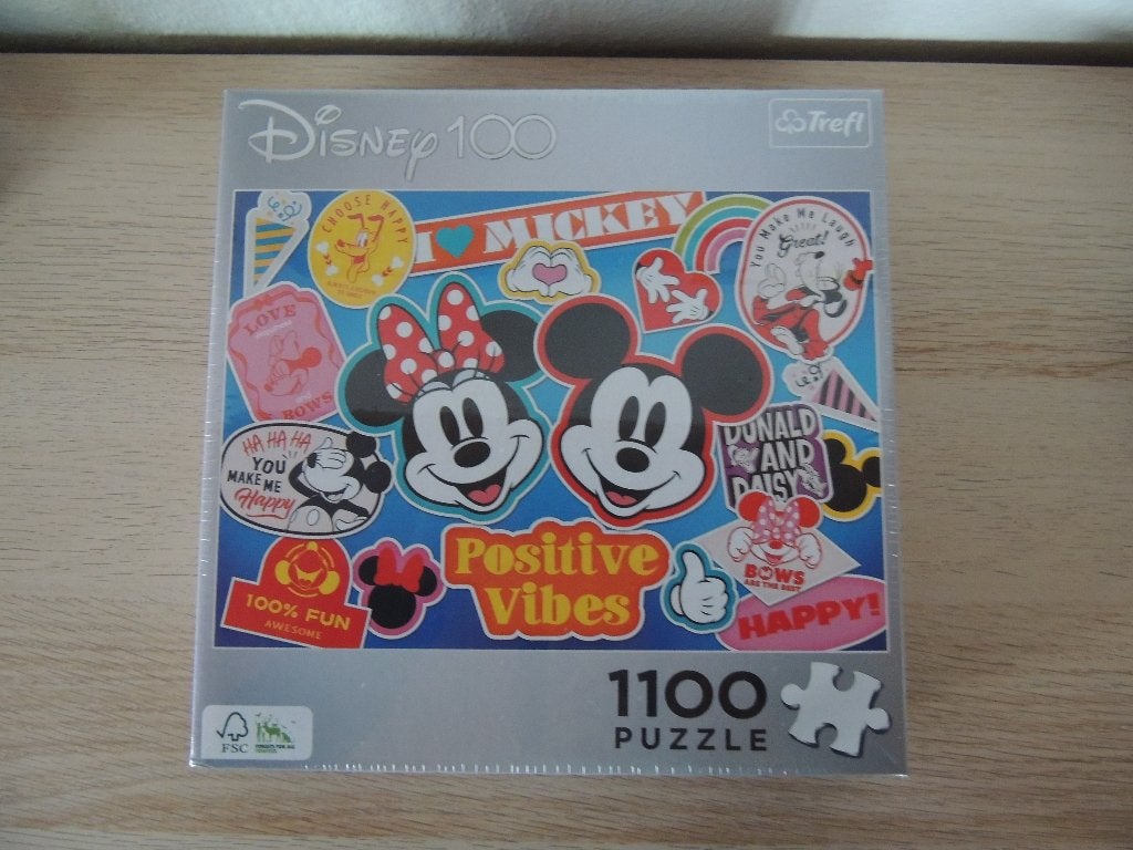 Puzzle 1100 pièces – Disney - Mickey & Minnie, Enlèvement, Puzzle