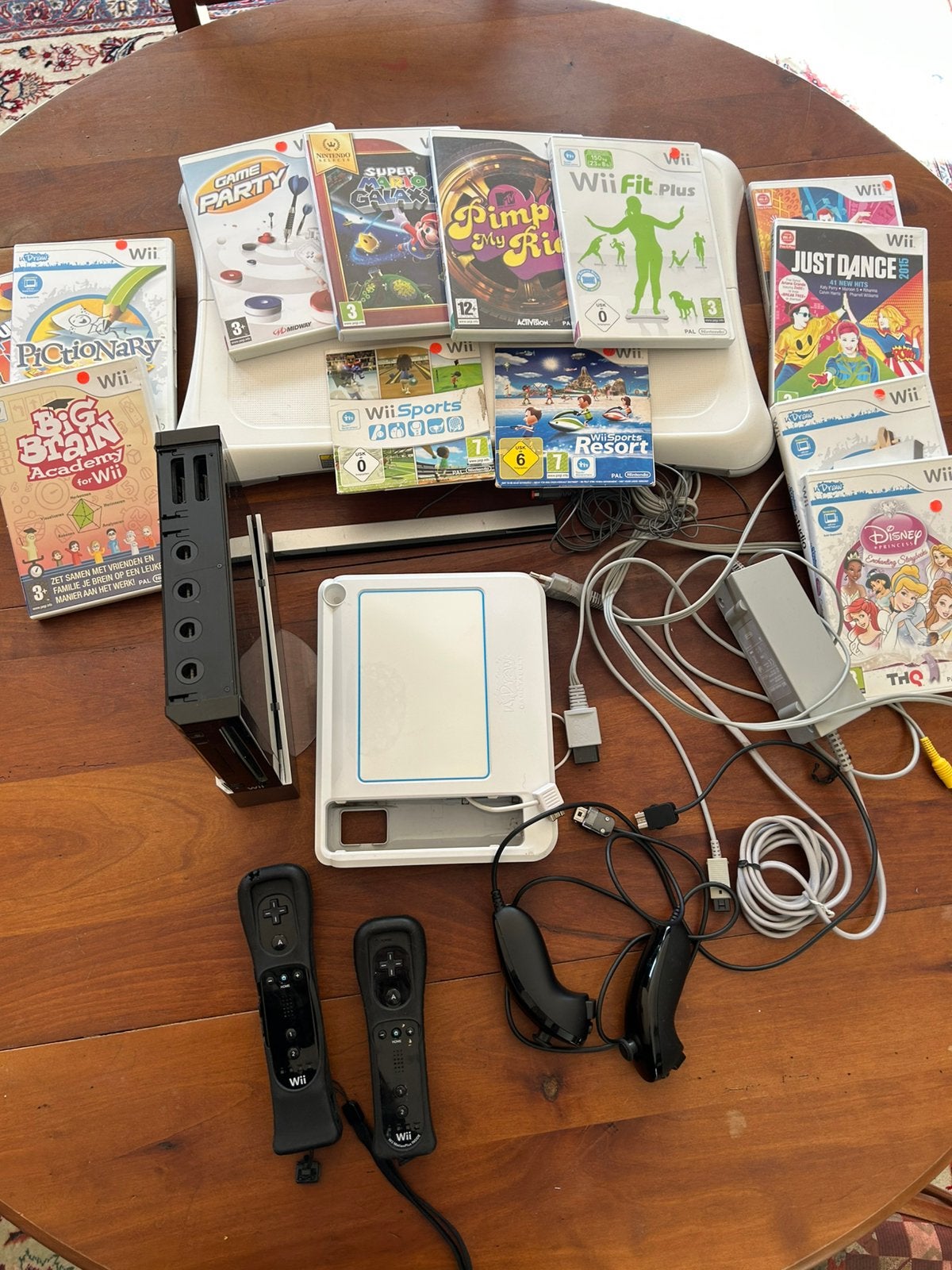 nintendo wii - balace board - games, Consoles de jeu & Jeux vidéo, Enlèvement, Utilisé, Avec 2 manettes, Avec jeux