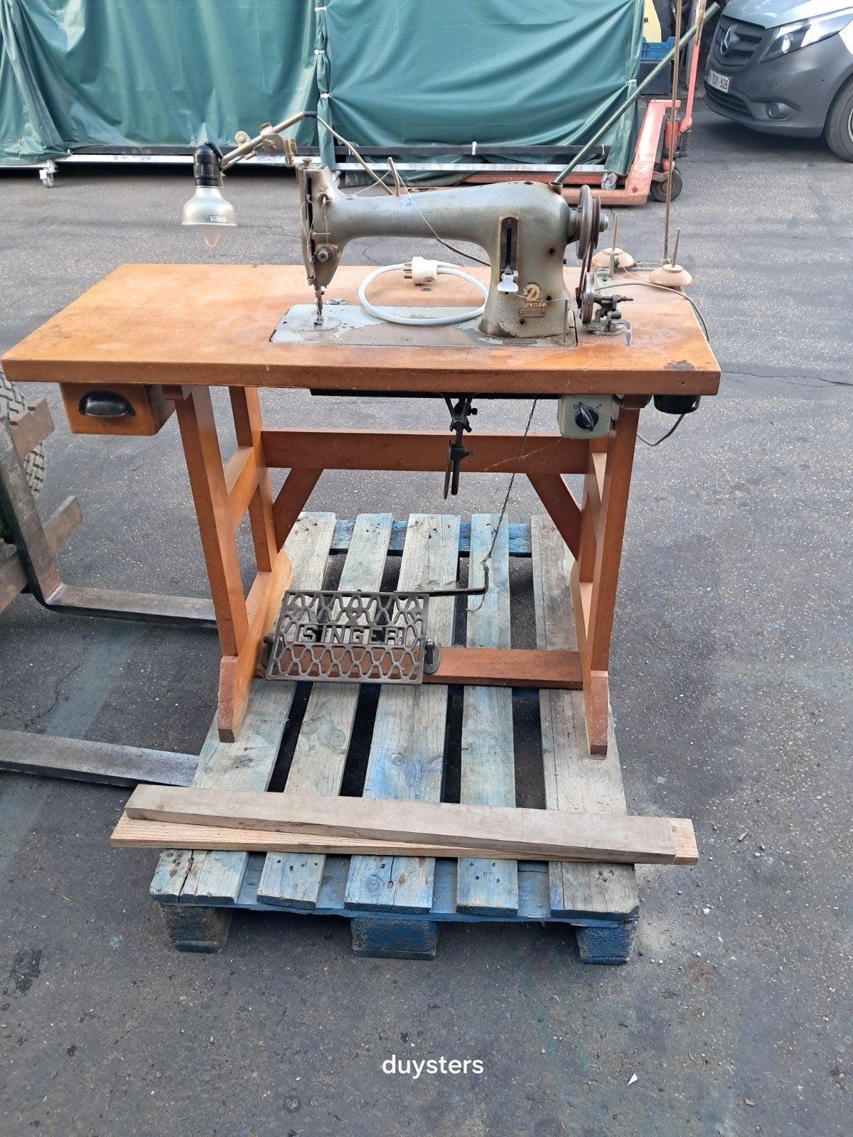 tête de pression pour machine à coudre 207-5, Enlèvement, Machine à coudre