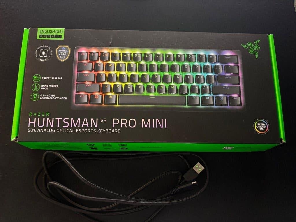 Razer hunstman v3 pro mini, Computers en Software, Toetsenborden, Nieuw, Qwerty, Bedraad, Gaming toetsenbord, Ophalen