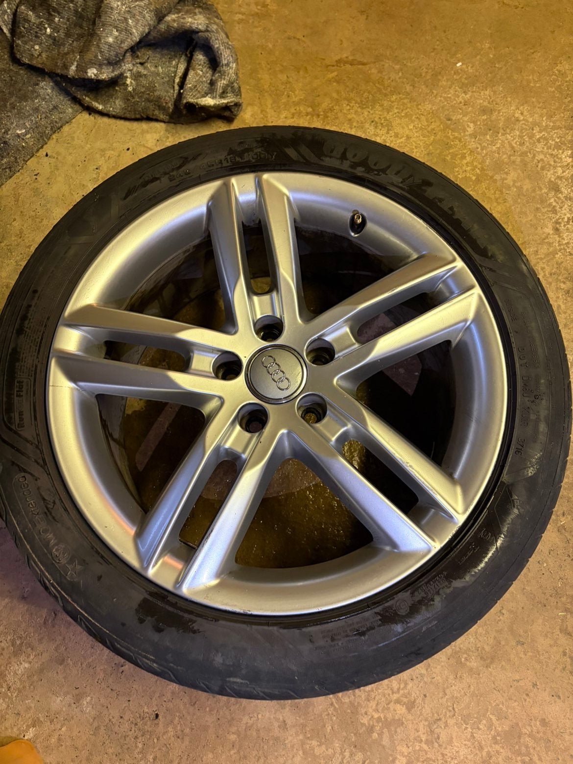 Originele Audi S-Line-velgen — 18 inch, Ophalen, 18 inch, Velg(en)