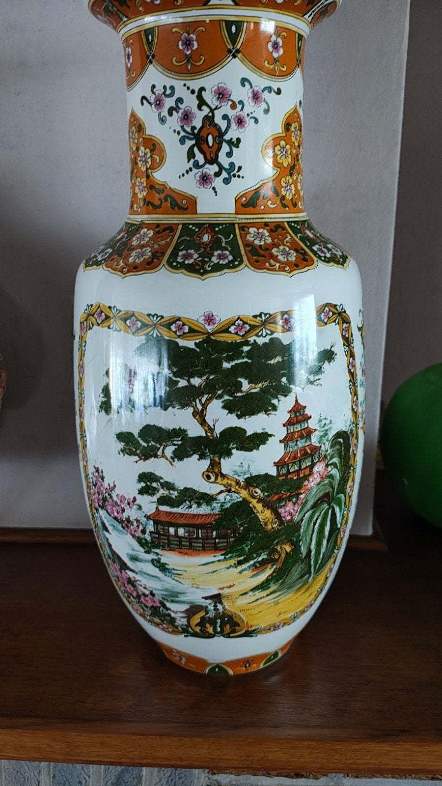 Japanse porseleinen vaas Osaka, Ophalen of Verzenden